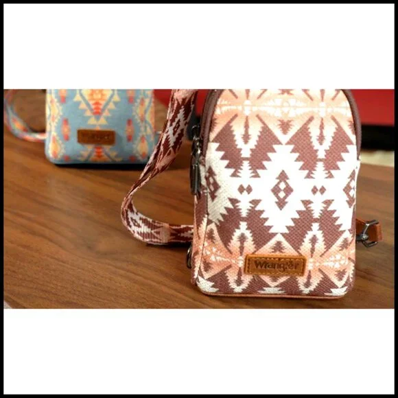 Cotton Canvas Crossbody Sling Bag with Adjustable Strap, 3 Compartments - Picture 7 of 7